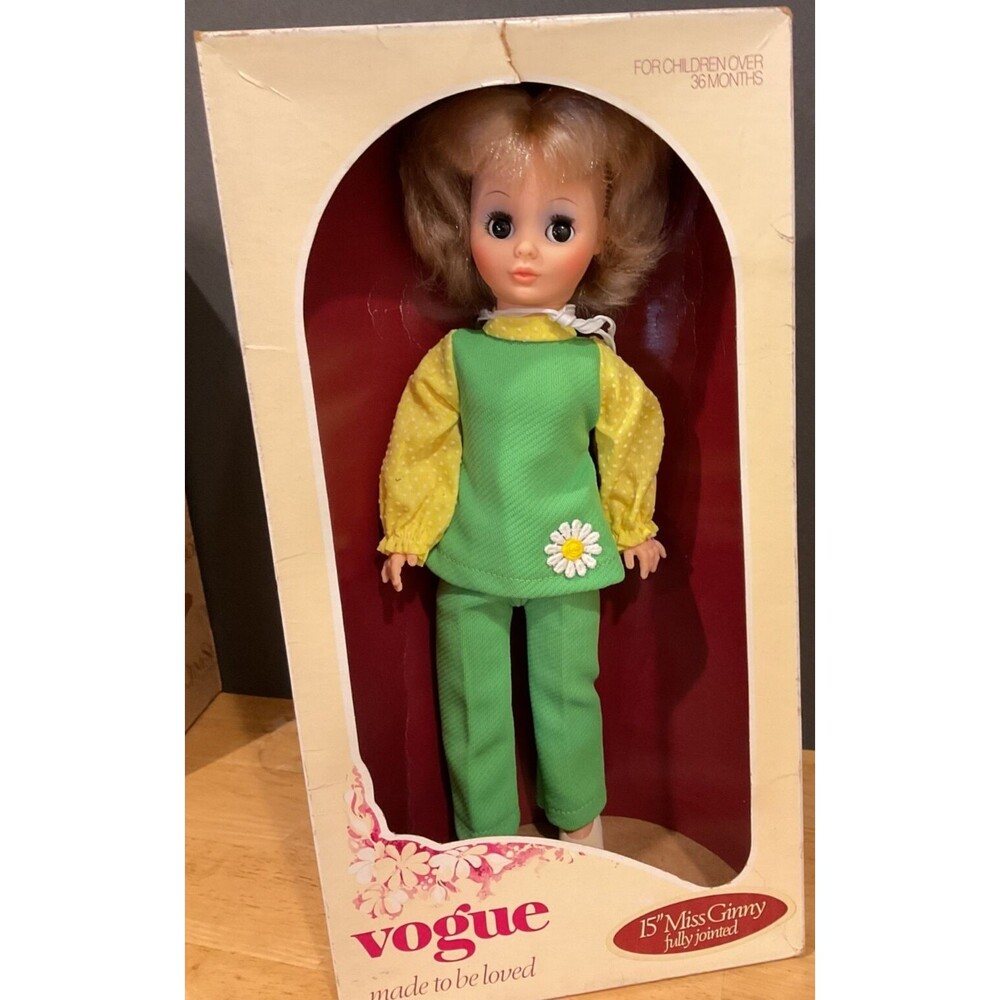 NEW Vintage 15" Vogue Miss Ginny Doll Fully Jointed Sleepy Eyes
